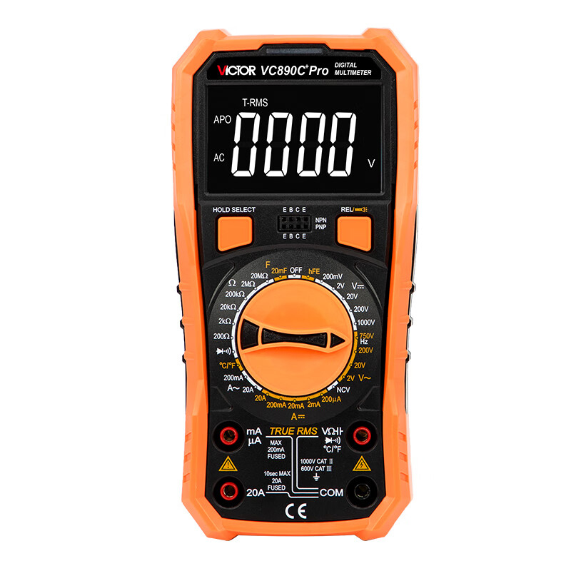 胜利仪器（VICTOR） VC890C+PRO 万用表 带测温 （单位：个）  