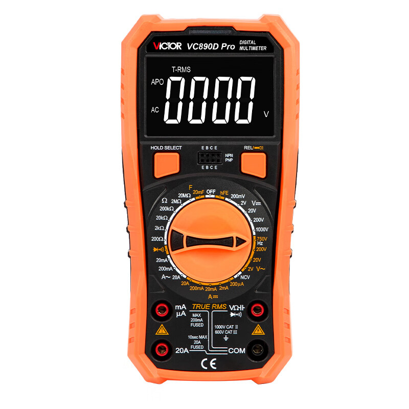 胜利仪器（VICTOR） VC890D PRO 万用表 1000V （单位：个）  