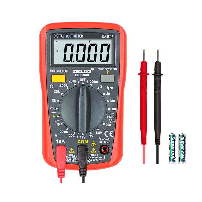 德力西（DELIXI） DEM11 万用表 小表 （单位：个）  