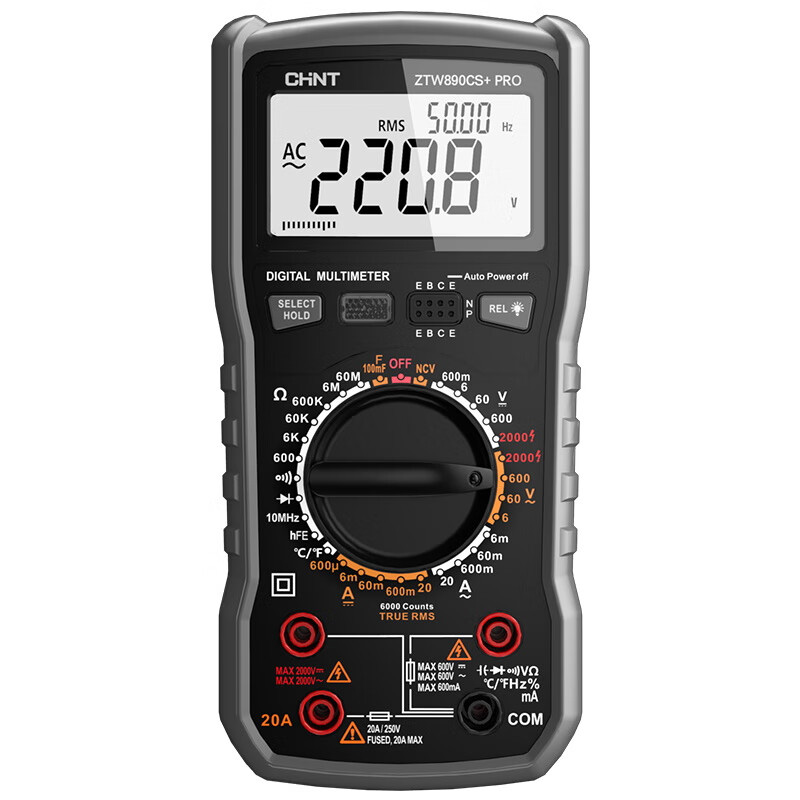 正泰（CHNT） ZTW890CS+PRO 万用表 2000V （单位：台）  