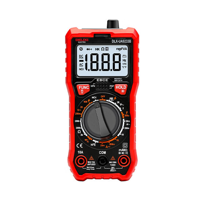 德力西（DELIXI） UA9233B 数字万用表 祼机+表笔 （单位：套）  