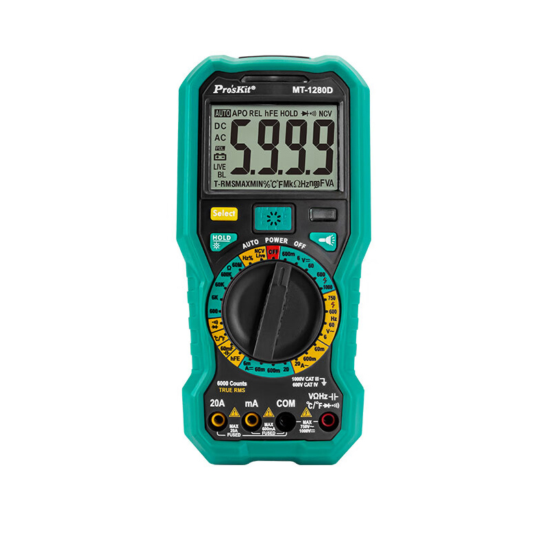 宝工（Pro’skit） MT-1280D-C 数字万用表  （单位：台）  