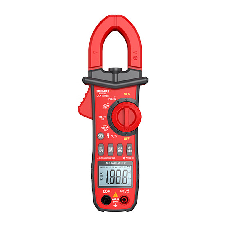 德力西（DELIXI） DLX-1708B 钳形万用表 交流600A （单位：台）  