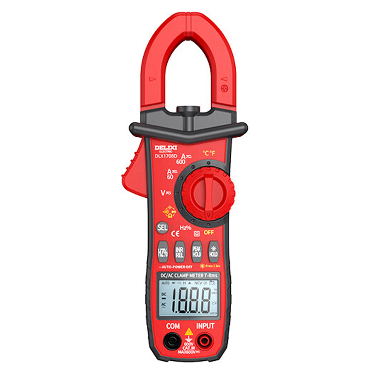 德力西（DELIXI） DLX-1708D 钳形万用表 交直流600A （单位：台）  
