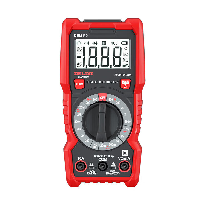 德力西（DELIXI） P0 数字万用表  （单位：台）  