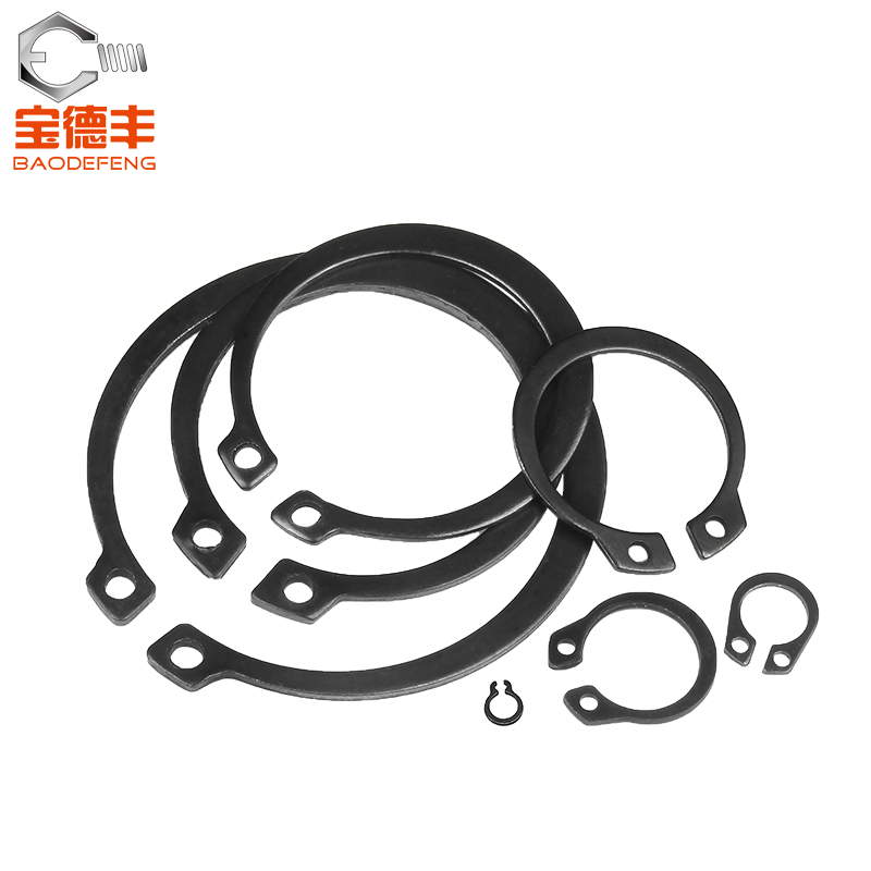 宝德丰 铁发黑 轴用挡圈 &Phi;14（200个）65猛 （单位：包）  