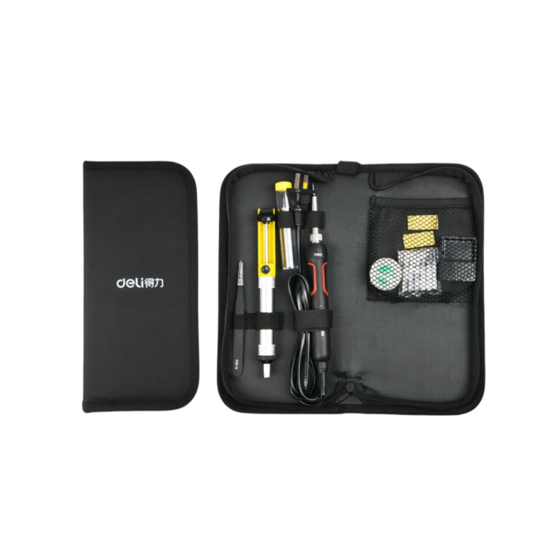 得力（deli） DL393015J 电烙铁布包15件套 80W （单位：套）  