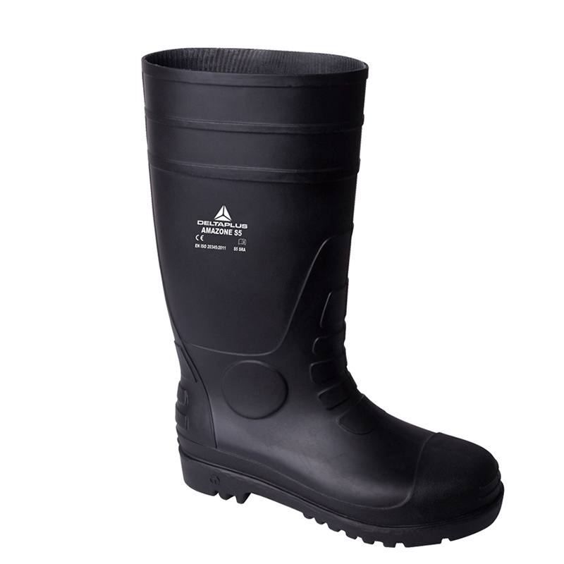 代尔塔（Delta） 301407-NO-44 PVC高筒防砸安全靴 44码 （单位：双）  