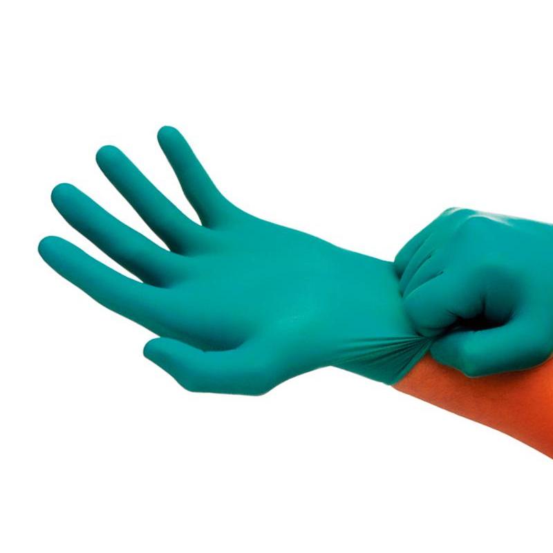 安思尔（Ansell） 92-605 一次性手套 长度30cm S （单位：盒）  绿色