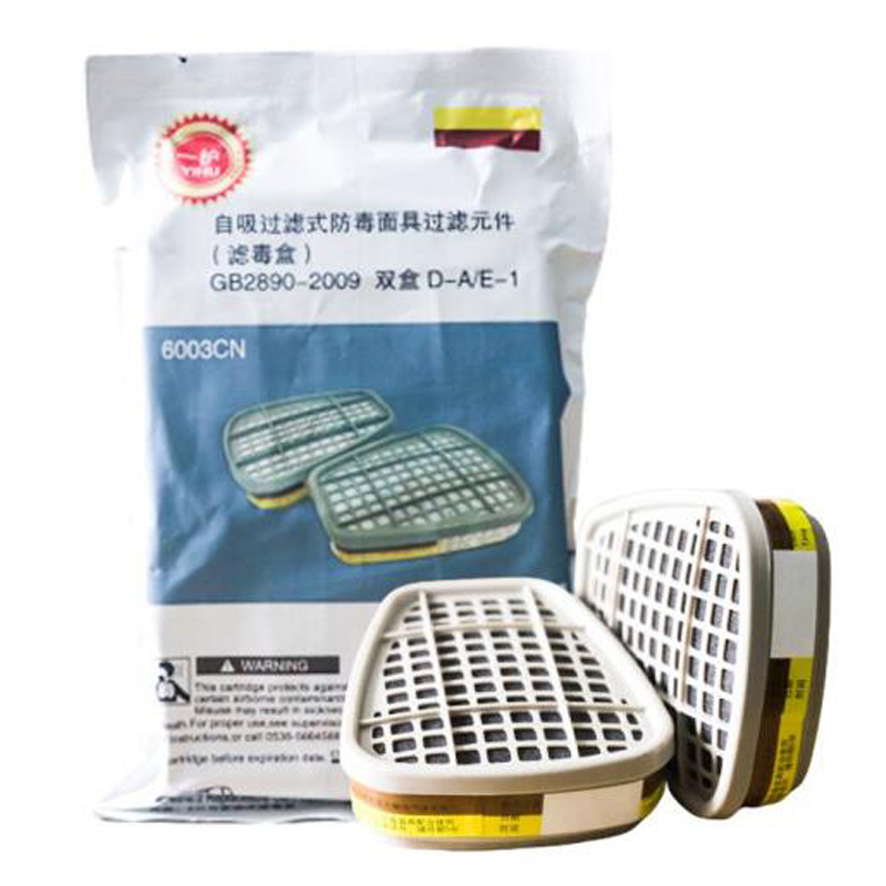 3M 6003 有机及酸性气体滤毒盒  （单位：件）  