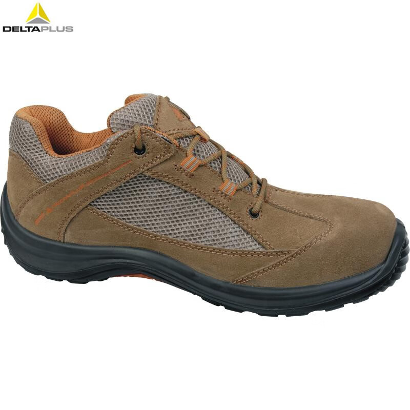 代尔塔（Delta） 301210-BO-41 彩虹3代非金属防砸防刺穿防静电安全鞋 41码 （单位：件）  米橙色