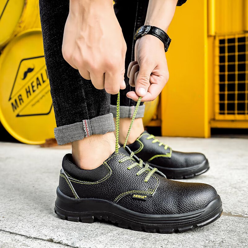羿科 60718104-40 时尚款低帮防砸防刺穿防静电安全鞋 40码 （单位：件）  