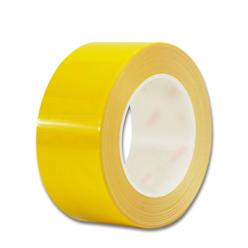 安赛瑞 15644 PET基材耐磨型划线胶带 5cm*22m （单位：卷）  黄色