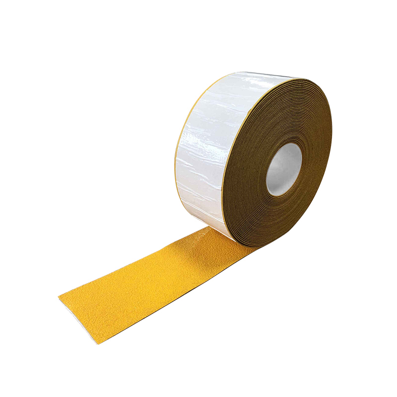 安赛瑞 12377 塑胶材质重载型反光划线胶带 10cm*20m （单位：卷）  黄色