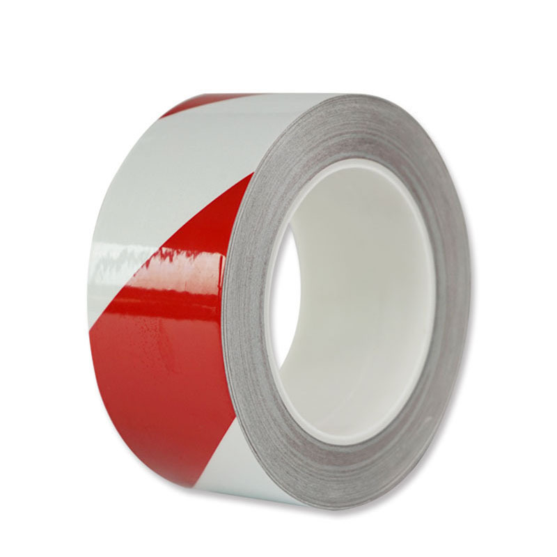 安赛瑞 14206 工程级反光膜反光警示胶带 5cm*22m （单位：卷）  红白