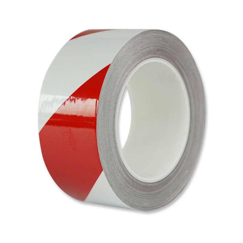 安赛瑞 14347 工程级反光膜反光警示胶带 10cm*22m （单位：卷）  红白