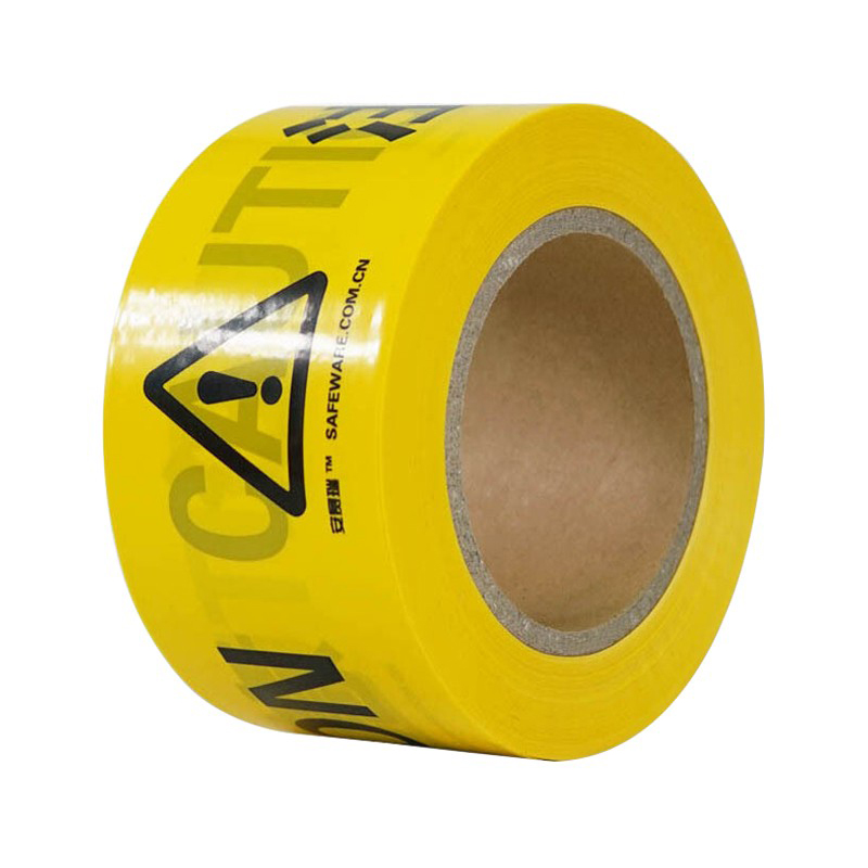 安赛瑞 11109 PE材质警示隔离带 CAUTION 7cm*130m （单位：卷）  