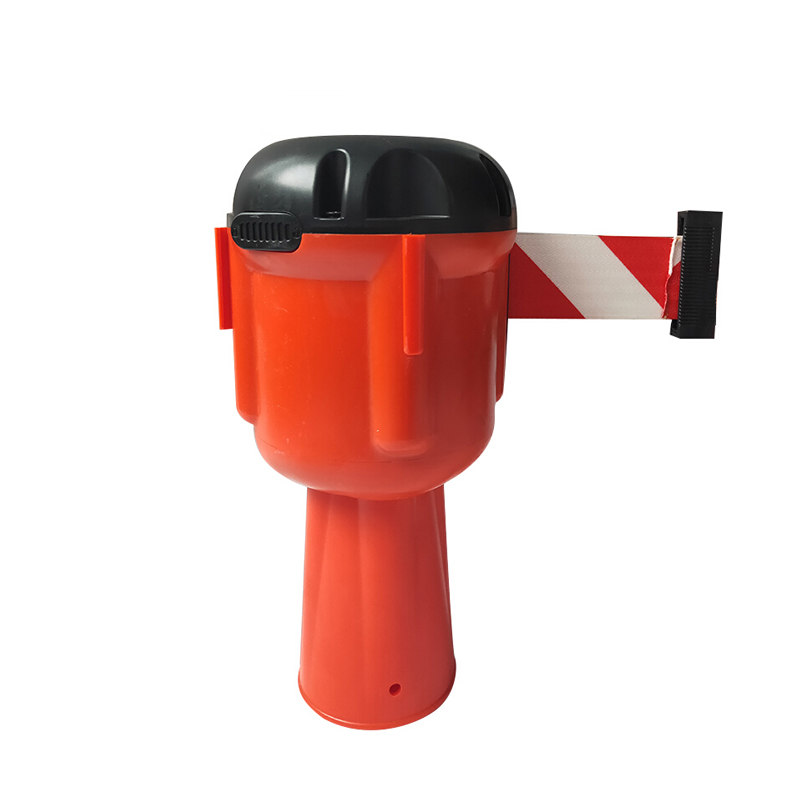 安赛瑞 11718 路锥伸缩隔离带头 带长9m （单位：个）  红白