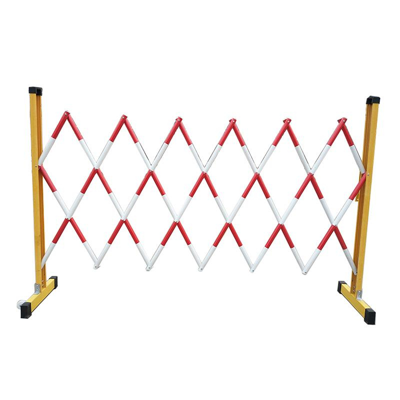 安赛瑞 11699 钢制移动式伸缩围栏 高95cm 长度范围0.22-2.5m （单位：个） 自带滚轮 红白