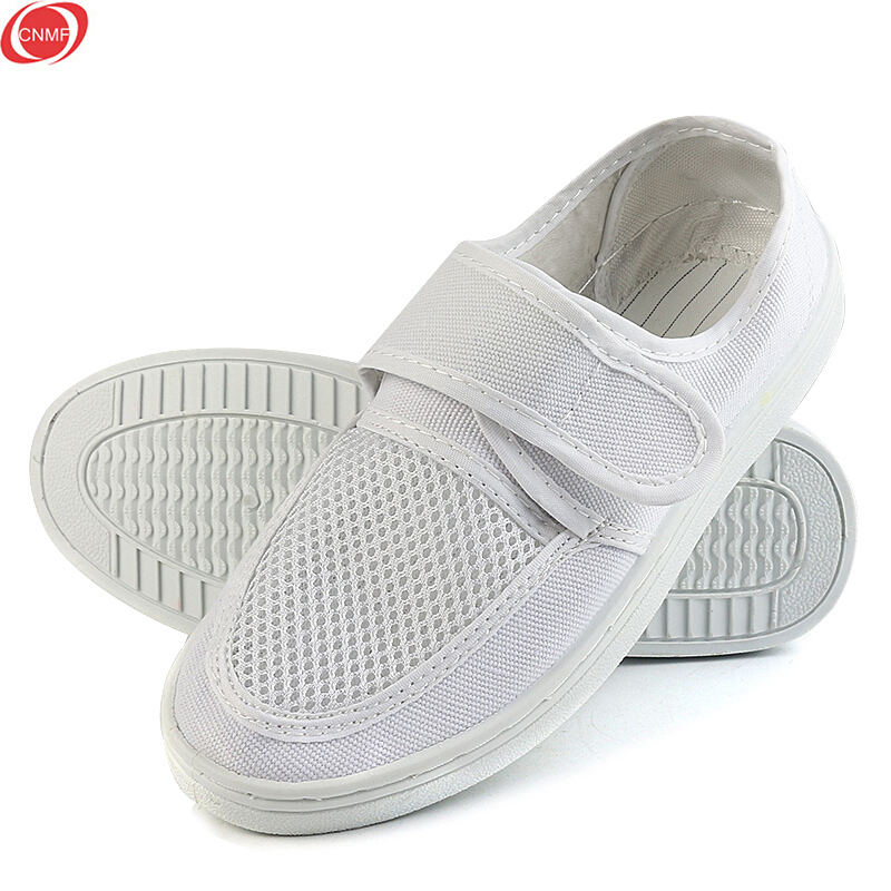 谋福 防静电 帆布网面鞋 44码 （单位：双）  白色