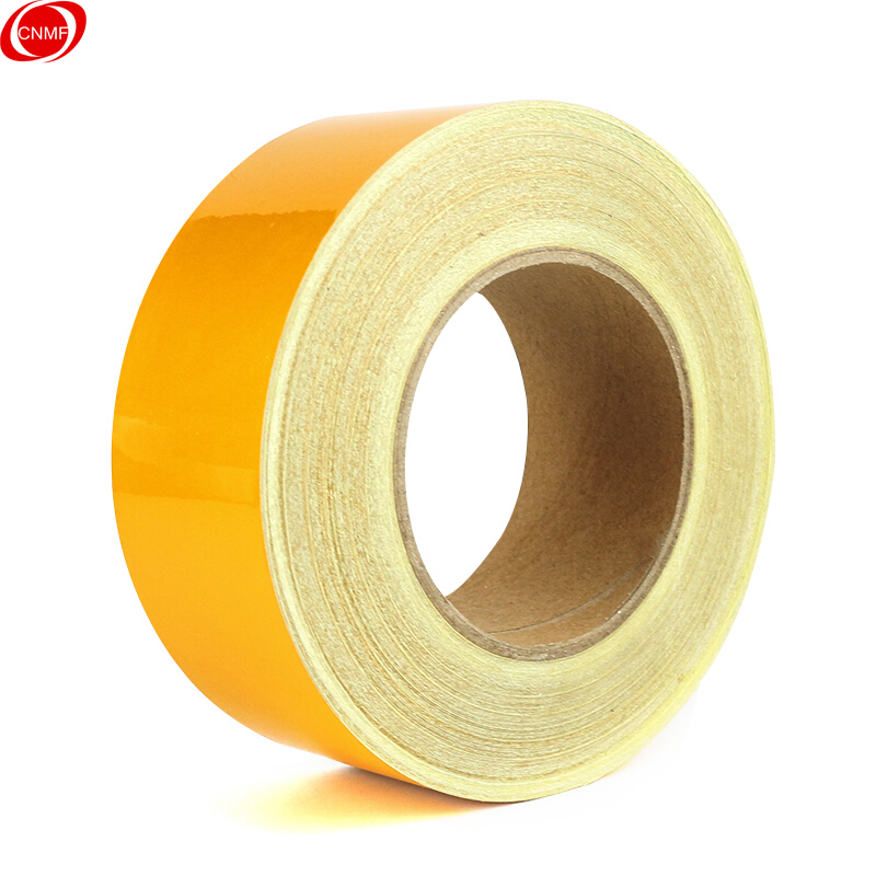 谋福 L8409 反光膜警示胶带 长45.7米 10cm宽 （单位：卷）  黄色