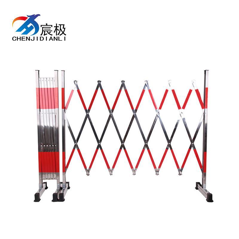 宸极 CH-BXGWL1510 不锈钢片式伸缩围栏 1.5*10m （单位：片）  红银