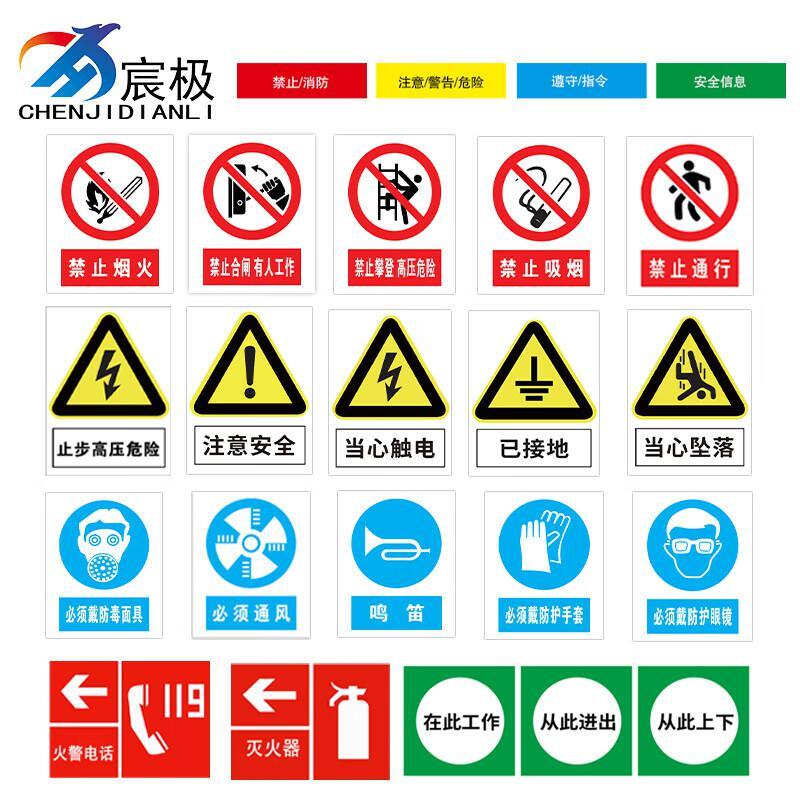 宸极 CH-BXGFU200300 标识牌 200*300mm （单位：个） 起订量20 