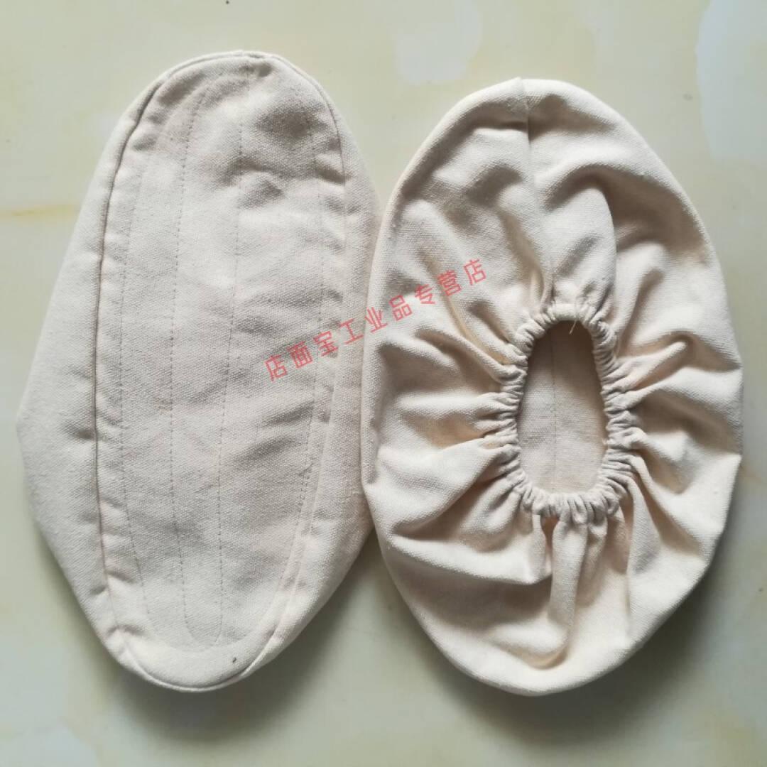 鹿色 帆布防滑底 劳保鞋套 3层布底 （单位：双）  