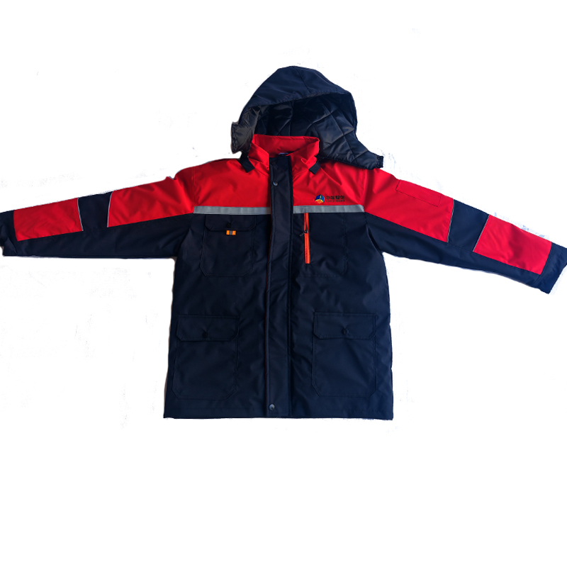 春晟 CSDG007 三防羽绒冬季上身安全防护 S-5XL （单位：件）  藏蓝桔