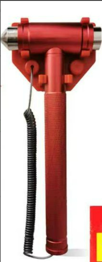 薪薪 带支架 安全锤 228mm （单位：个）  红色