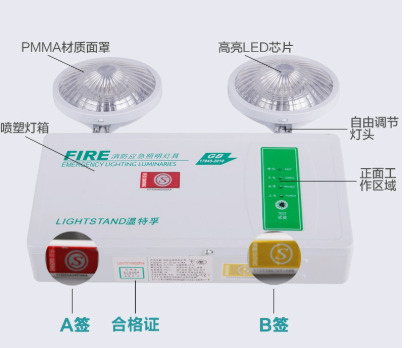 温特孚 4W 应急照明灯 250*230 （单位：个）  