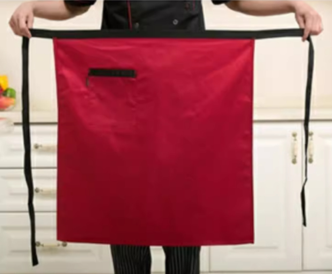 谋福 无袖 围裙 67*69cm （单位：件）  红色