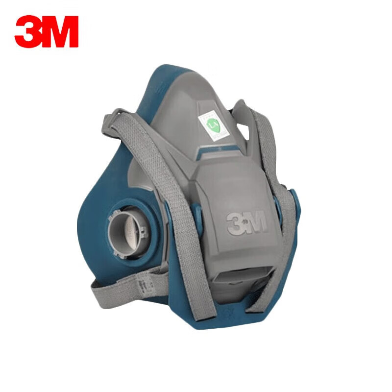 3M 6502 防喷漆硅胶半面罩 M码 （单位：个）  灰色