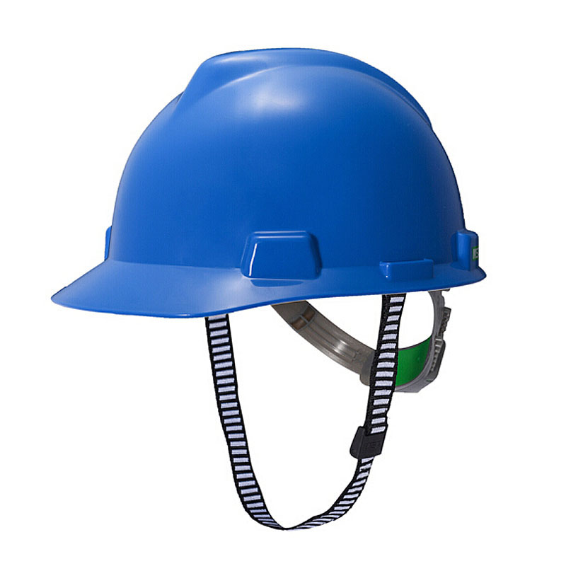 梅思安（MSA） 10172905 PE 标准型安全帽 均码 （单位：顶）  蓝色