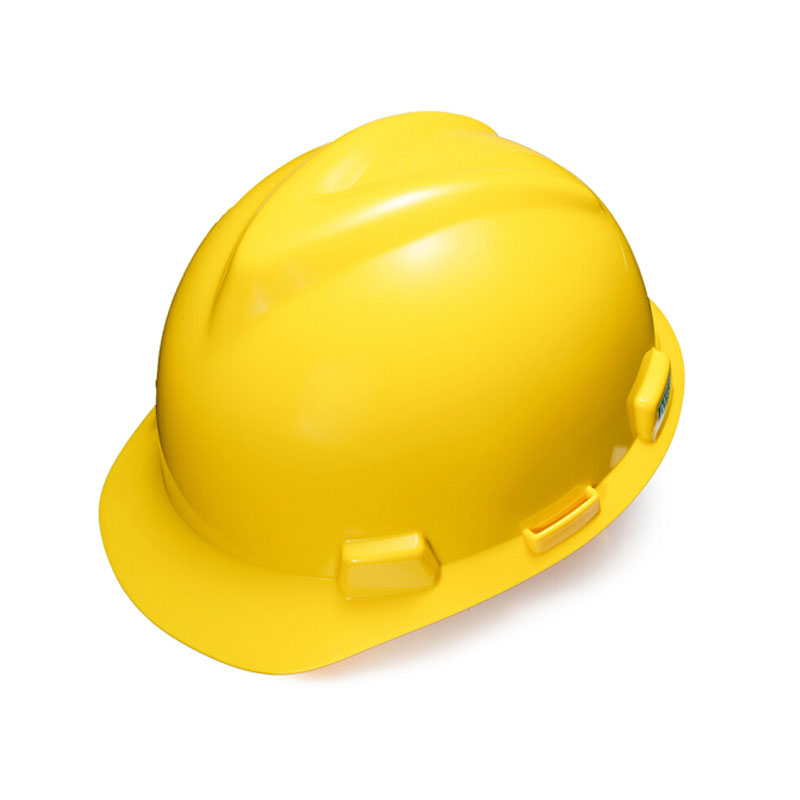 梅思安（MSA） 10172902 PE 标准型安全帽 均码 （单位：顶）  黄色