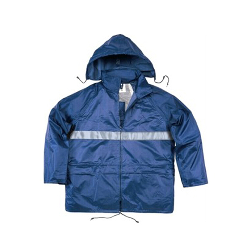 代尔塔（Delta） WCHEN400RE 407004 欧款设计涤纶雨衣套装 XXL码 （单位：套）  藏青色