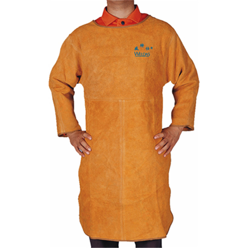 威特仕（WELDAS） 44-1847 带袖围裙 XXL码 （单位：件）  金黄色