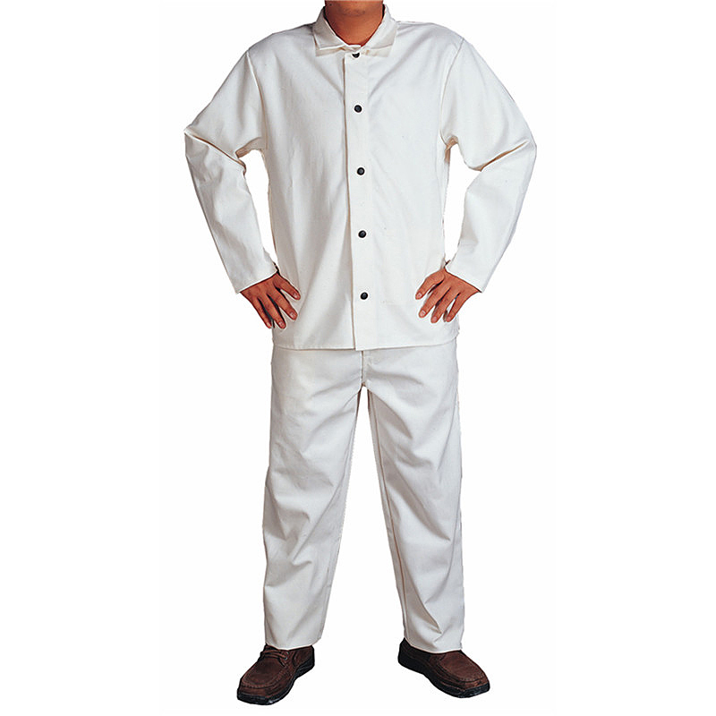 威特仕（WELDAS） 33-6930 火狐狸阻燃上身焊服 L码 （单位：件）  白色