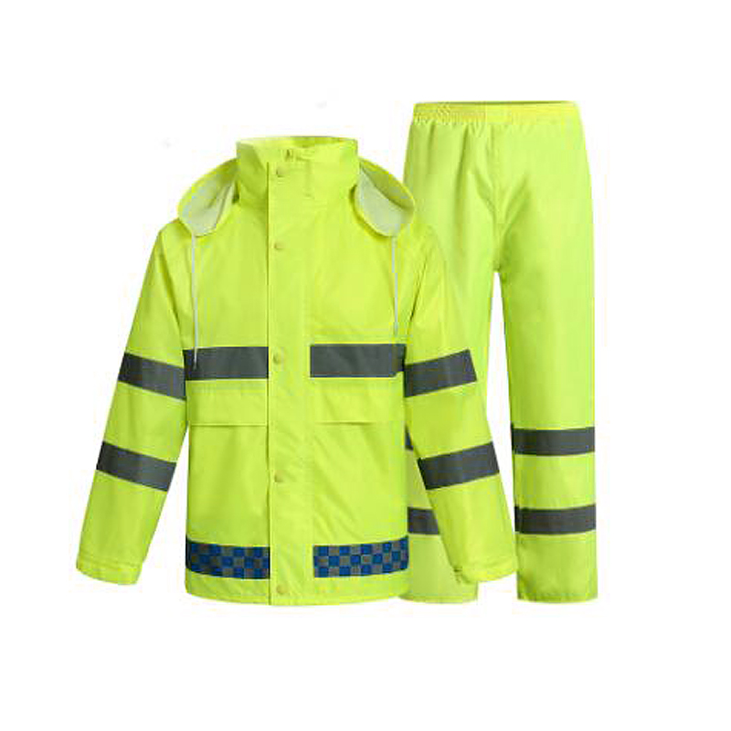 凯壹特 上衣+裤子 反光雨衣套装 M码 （单位：套）  荧光绿色
