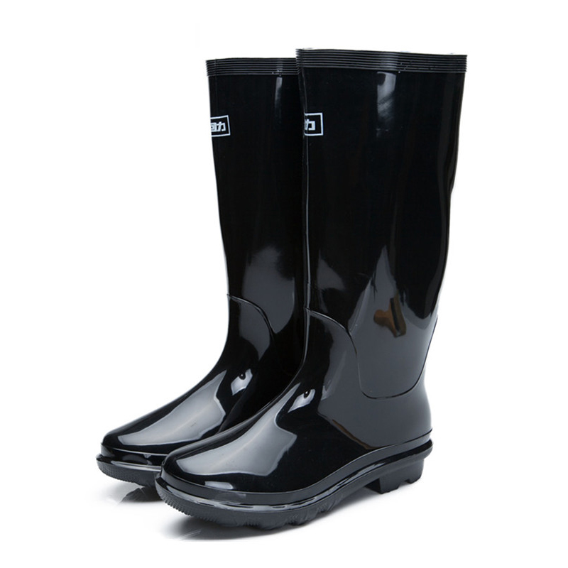 回力（Warrior） HXL-838 高筒雨鞋 39码 （单位：双）  黑色