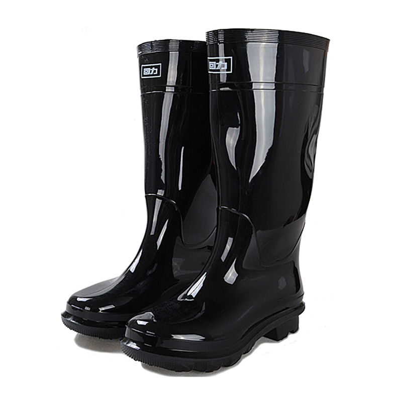 回力（Warrior） HXL-838 高筒雨鞋 43码 （单位：双）  黑色