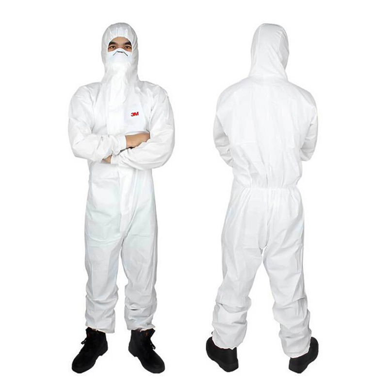 3M 4545 带帽连体防护服 M码 （单位：件）  白色