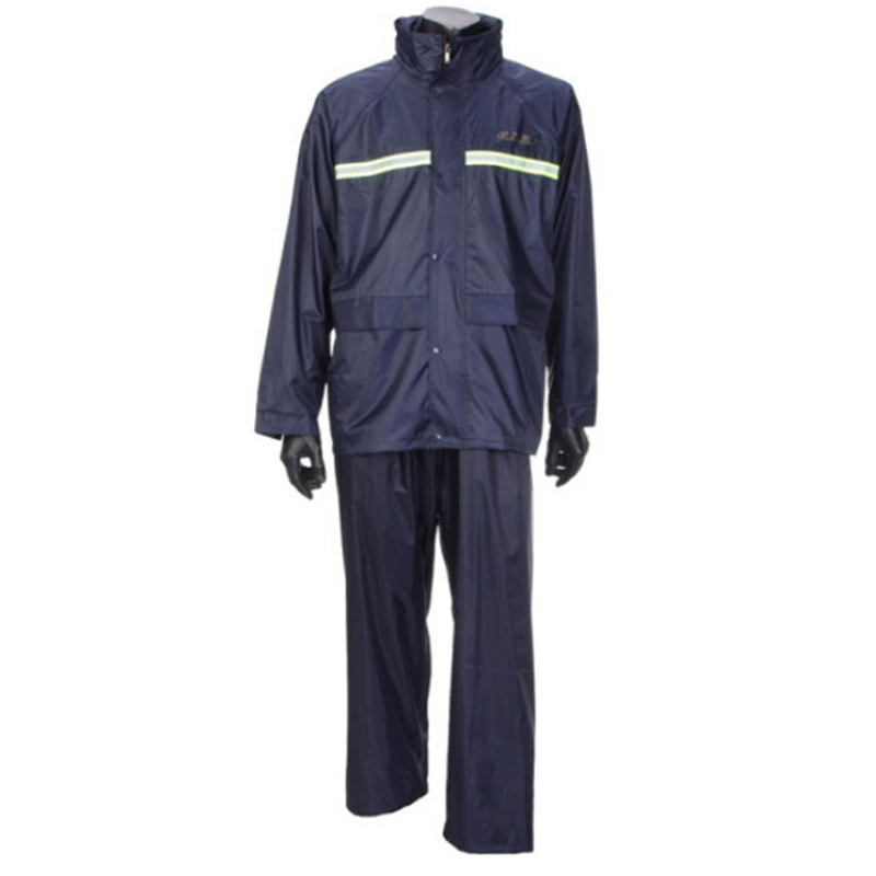 天堂(paradise) N211-7AX 双层分体雨衣套装 L码 （单位：套）  藏青色