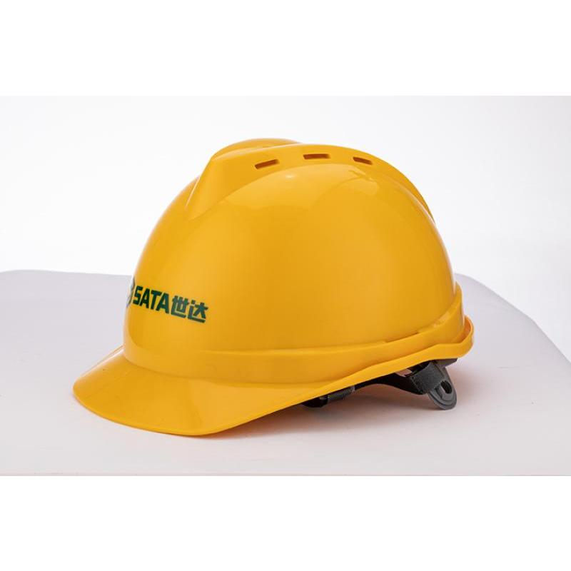 世达（SATA） TF0101Y V顶标准型安全帽 V顶 （单位：个）  黄色