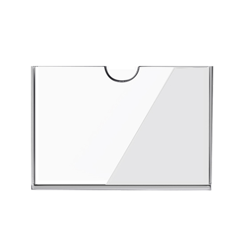 安赛瑞 8H00026 插槽宣传标价牌 单层透明 102*152mm横款 （单位：张）  