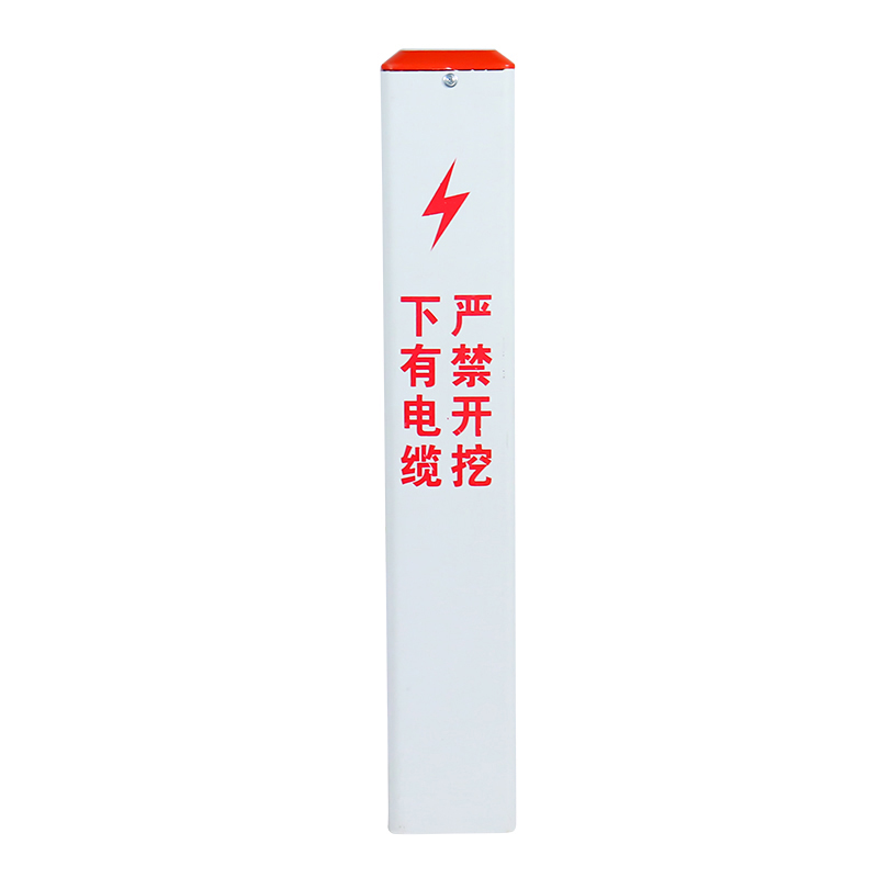 锦安行 JCH-PV2 PVC标志桩 100*100*1000mm （单位：根）  白色