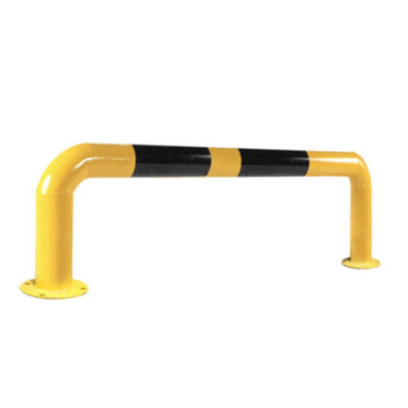 锦安行 JCH-DCQ07 U型钢管防撞护栏 1000&times;&phi;76&times;300mm 管径2.0mm （单位：个）  黄黑色