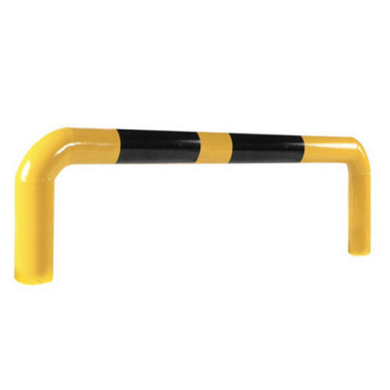 锦安行 JCH-DCQ10 U型预埋款钢管防撞护栏 1000&times;&phi;76&times;500mm 管径2.0mm （单位：个）  黄黑色