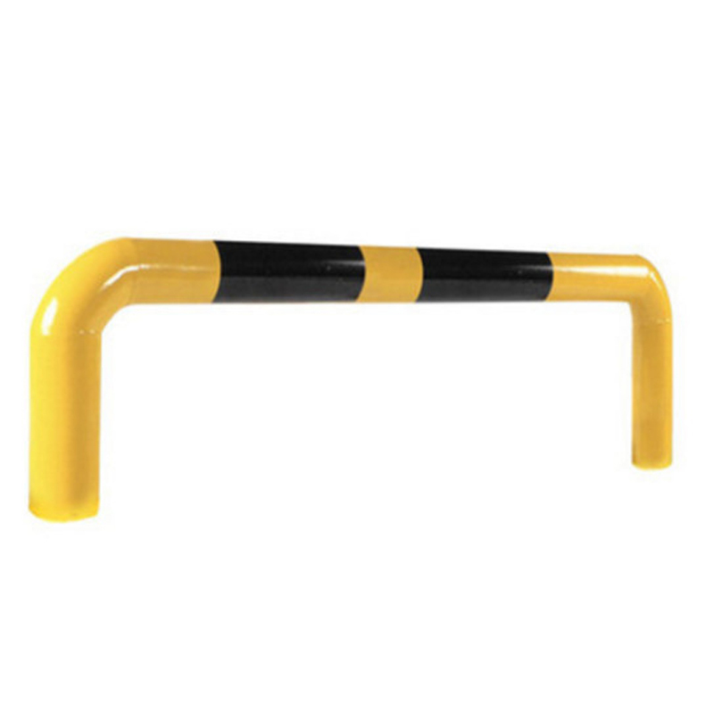 锦安行 JCH-DCQ12 U型预埋款钢管防撞护栏 2000×φ76×500mm 管径2.0mm （单位：个）  黄黑色