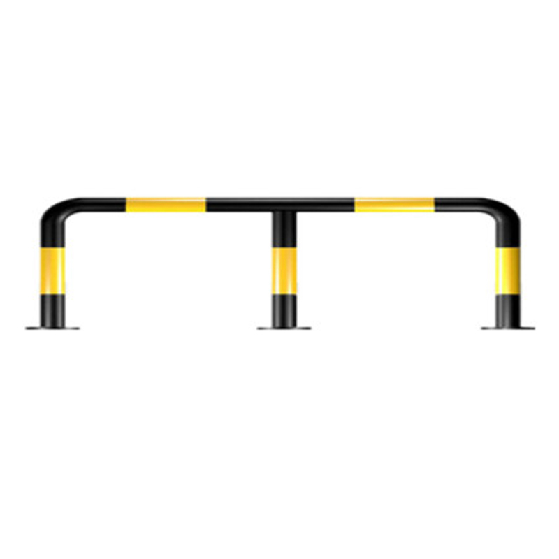 锦安行 JCH-DCQ13 M型钢管防撞护栏 单栏1300×φ76×300mm 管径2.0mm （单位：个）  黄黑色